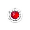 Round 12-Side Diamond Handbag Hook - Multi-Color Metal Hanger