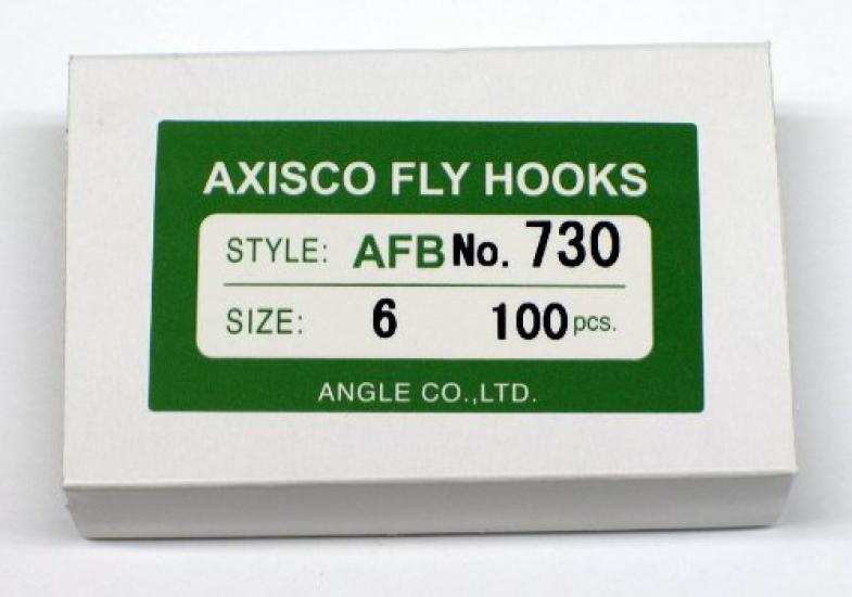 AXISCO Fly Hooks (100-Pack) AFB 730-#6 Fishing Hooks