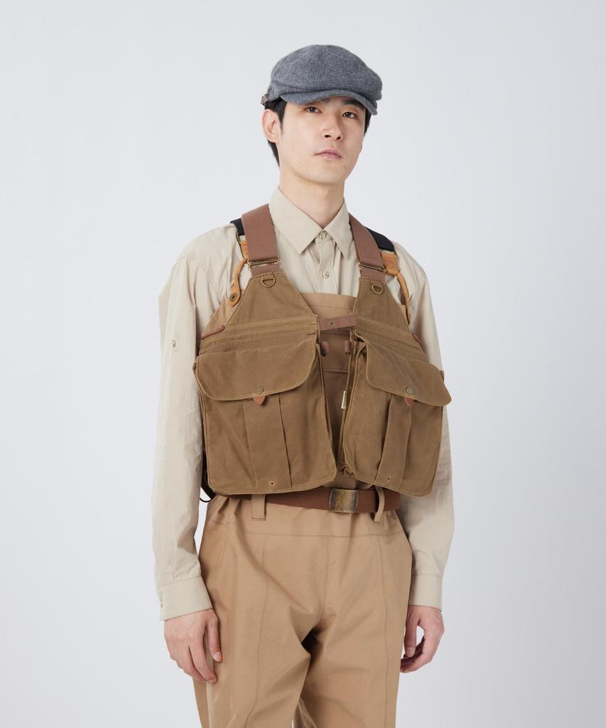 Snow Peak Fishing Big Game Vest SPTL-JK-26SU902 - Outerwear, Mid-layer Vest, Men's & Women's, Beige One