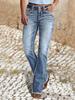 Jeans dritti ricamati F71000 - Popolare stile europeo e americano