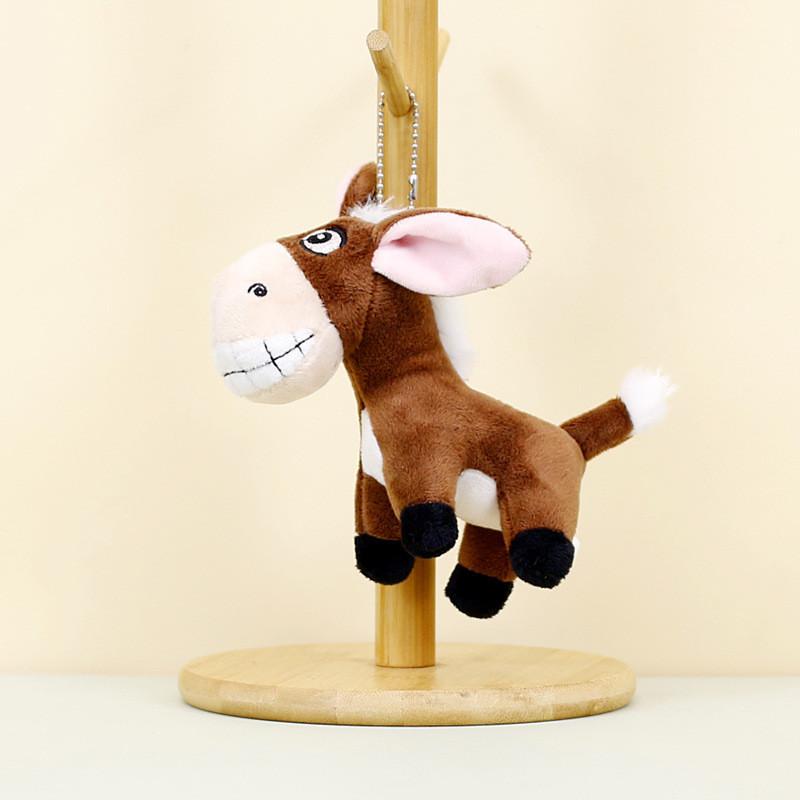 Charming Mini Donkey Plush Keychain Perfect For Bags Or Couples Gifts