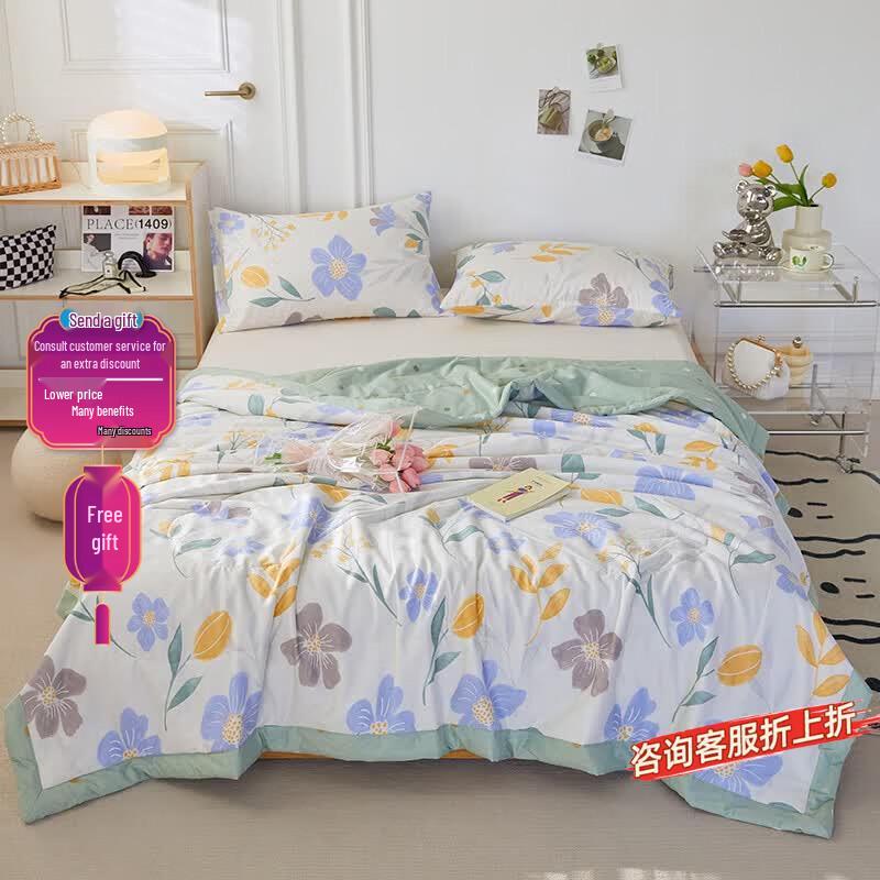 YEKEROLAN Pure Cotton Summer Comforter 150cm x 200cm