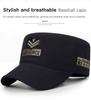 Four Seasons Hat Men's Korean Spring And Autumn Baseball Cap Cotton Outdoor Flat Military Cap Camouflage Embroidery Cap
