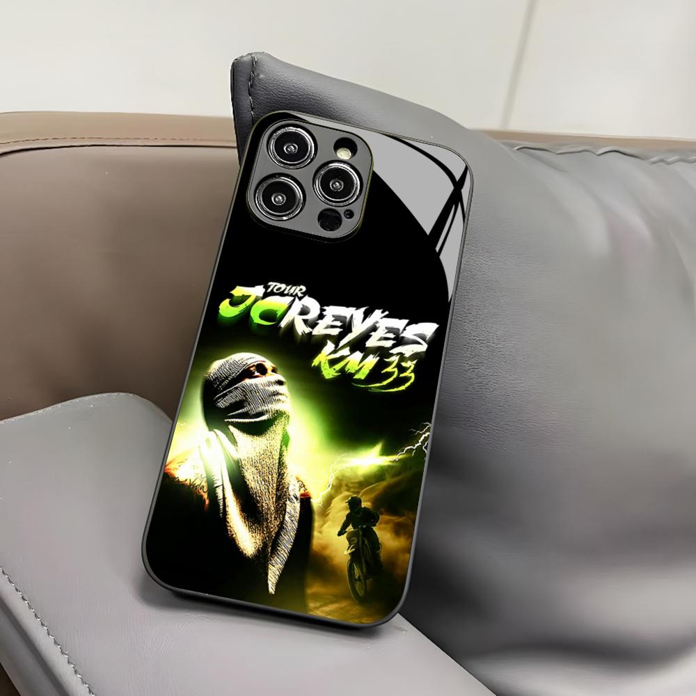 

Чехол для телефона JC Reyes JC REYES Tour 2025 для iPhone 17 Air 16 15 14 12 11 13 Pro Max Mini X Xr Xs Puls Черная стеклянная крышка iPhone 12 Pro