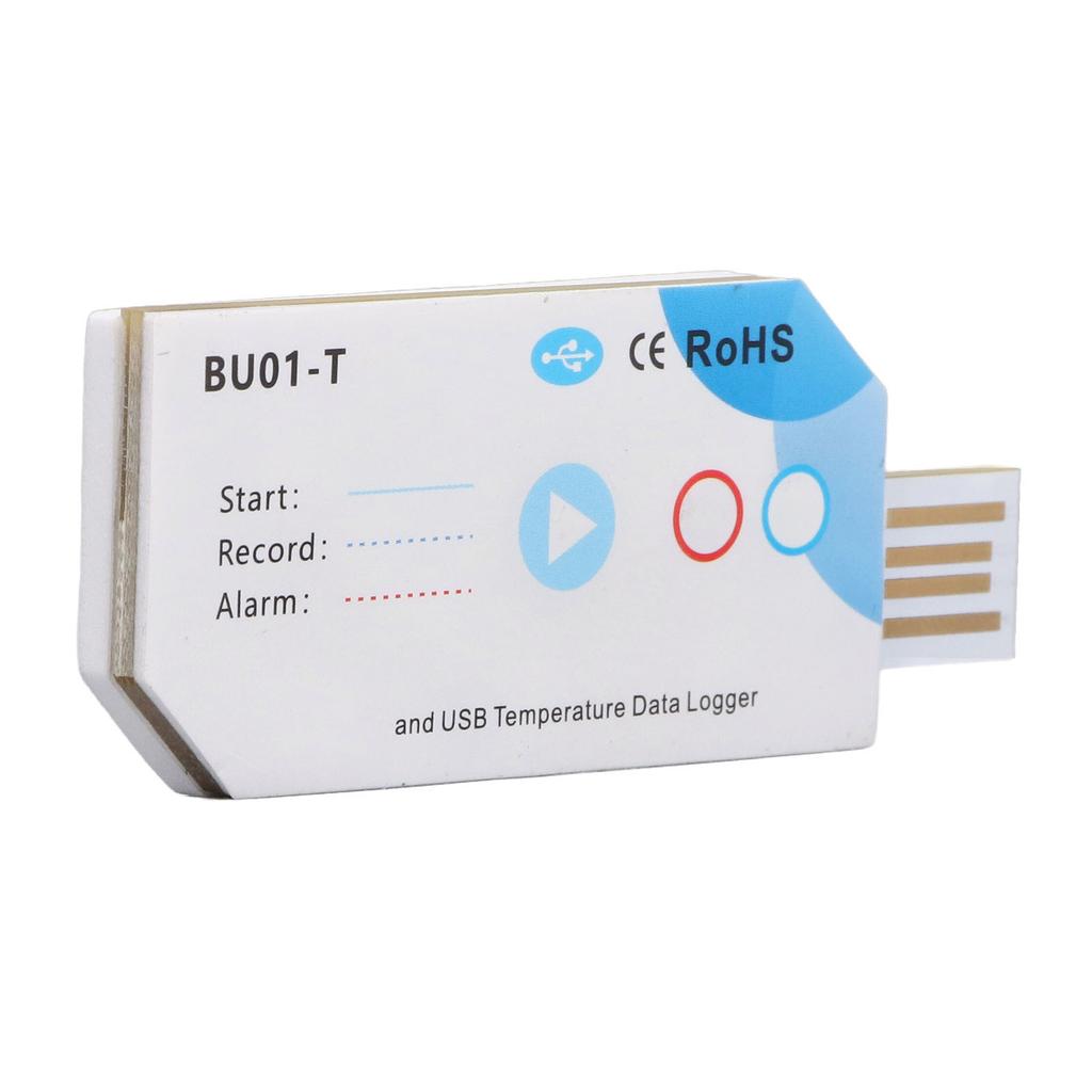 USB Temperature Humidity Data Logger BT 32000 Points Cover 120days PDF Report Disposable Temp