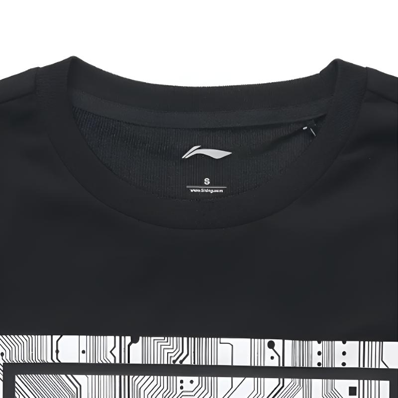 Li Ning Letter Logo Printed Fashion Comfortable Summer Round Neck Pullover Short Sleeve T-Shirt Casual Sports Set Unisex Tops AHSUA15-2+YKSV147-2