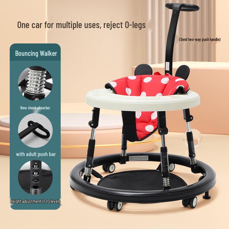 2023 Multi-Function Baby Walker Stroller: Anti-O-Leg Walking Aid for Children