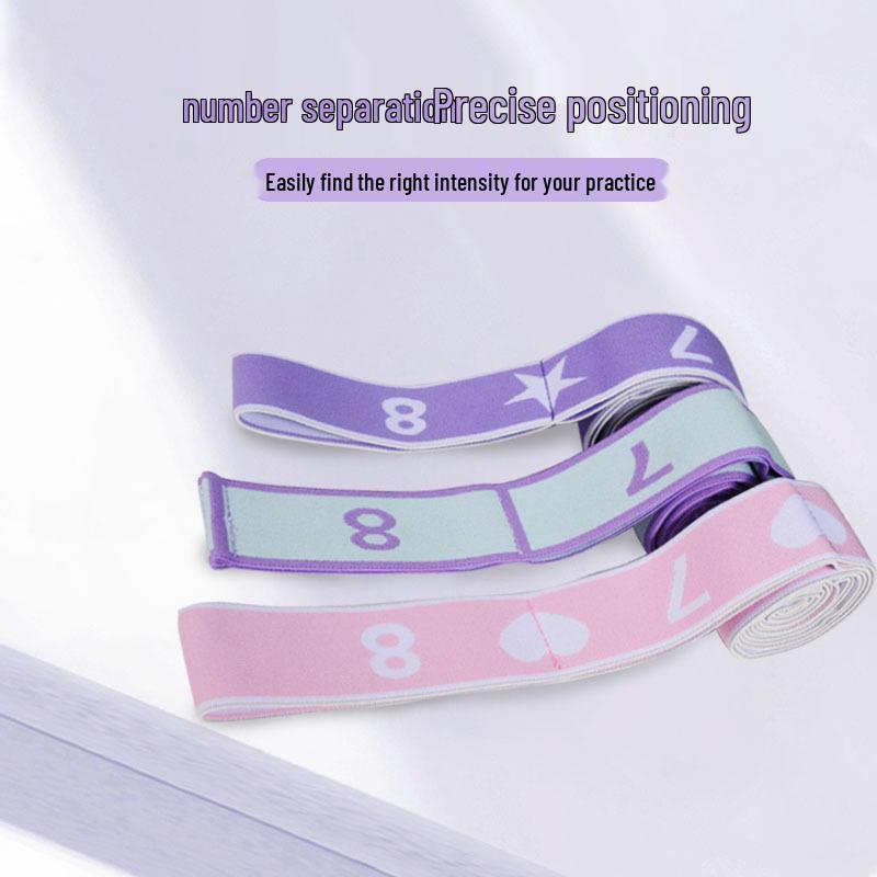 Kids' 8-Grid Stretch Band: Dance & Yoga Elastic Resistance Band