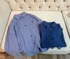 Women's 2026 Spring Slimming Korean Striped Polo Collar Long Sleeve Shirt