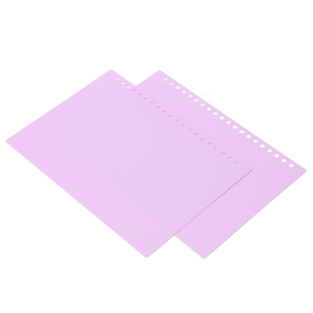 20 Sheets Loose Leaf Binding Cover 20 Holes Flexible PP Plastic Loose Leaf Presentation Binding Case