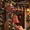 Power-Free Santa Claus Wall Bell Reindeer 3D Wall-mounted Bell Christmas Door Bell  Entryway Decor