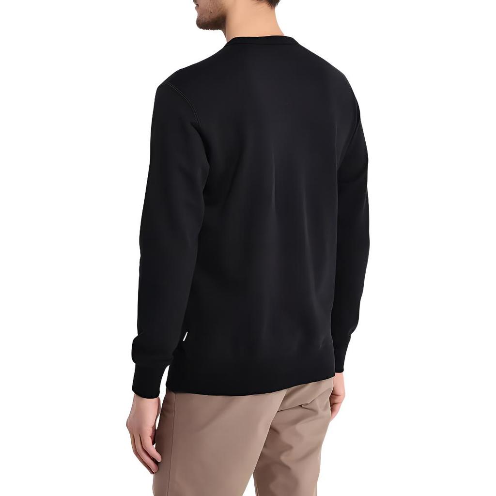 Converse Sweatshirts Men's Black Crew Neck Moderate Regular 10004629-A04