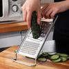 Stainless Steel Grater & Julienne Slicer for Potatoes, Fruits, and Baby Food Prep