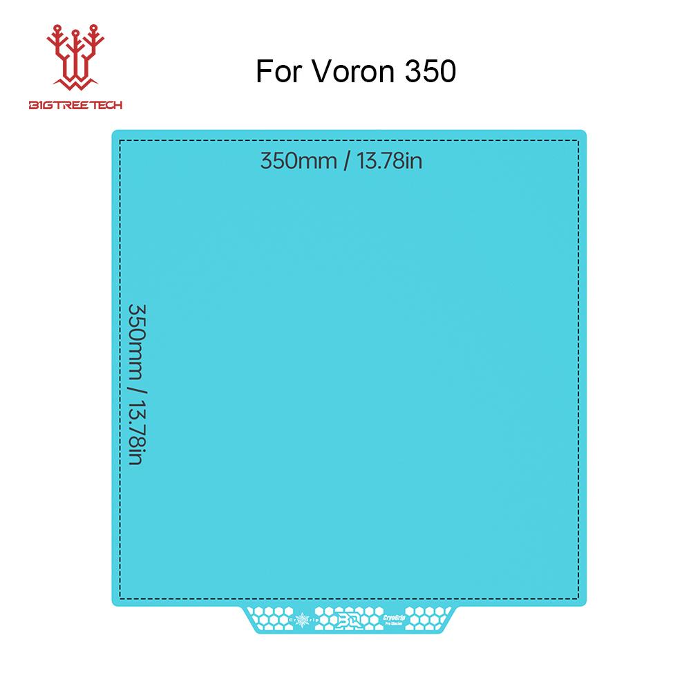 BIQU Panda Build Plate CryoGrip Coating No Clog Spring Steel Double-sided Textured for BambuLab X2D Voron Kobra 3 Ender 3 K1 MAX