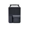Premium Leather Car Seat Back Storage Bag, Adjustable Strap Multi-Pocket Organizer for Auto Interior