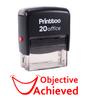 Printtoo OBJECTIVE ACHIEVED Self Inking Rubber Stamp Office Stationary Custom