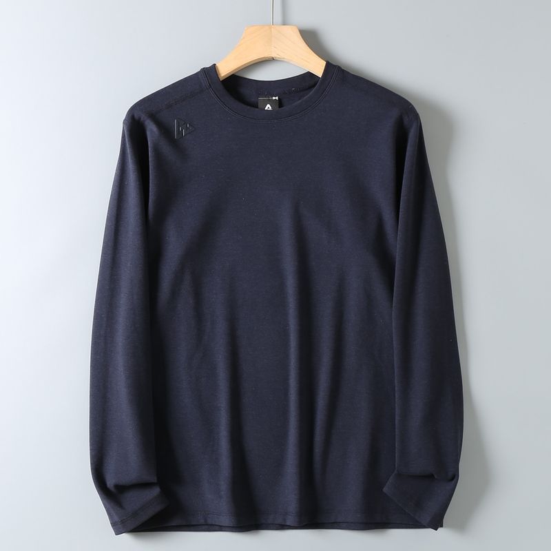 Original Foreign Trade Surplus Genuine Goods Outdoor Unisex Couple's Thermal Base Layer Modal Wool Blend Long-Sleeve T-Shirt