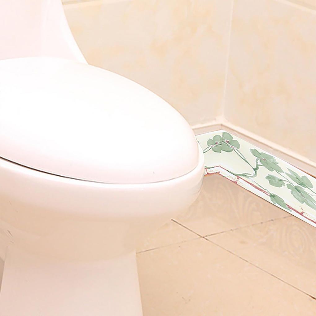 PVC Wallpaper Borders Self Adhesive – Ink Wash Painting Style Waistline Trim Self Adhesive Border