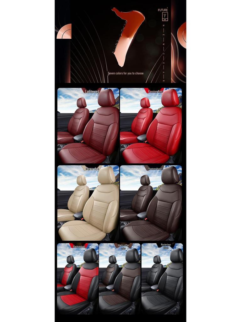 Volkswagen Tharu 19-20 5-Seater Custom Seat Cushion - All-Season Full Coverage