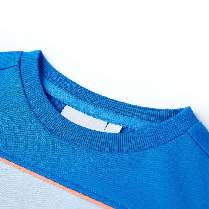 Sweatshirt for Children Bright Blue and Light Blue 92/104/116/128/140