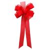 Weihnachtsbaum Großer Roter Spitze Leinen Karomuster Schleife Handgemacht Geschenkbox Verpackung Dekorative Große Schleifen Silvesterparty Hochzeitsdeko