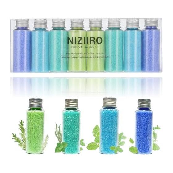 Bath Salts Gift Bath Salts Present [Can be given as is] Rainbow Cool Bath Salts