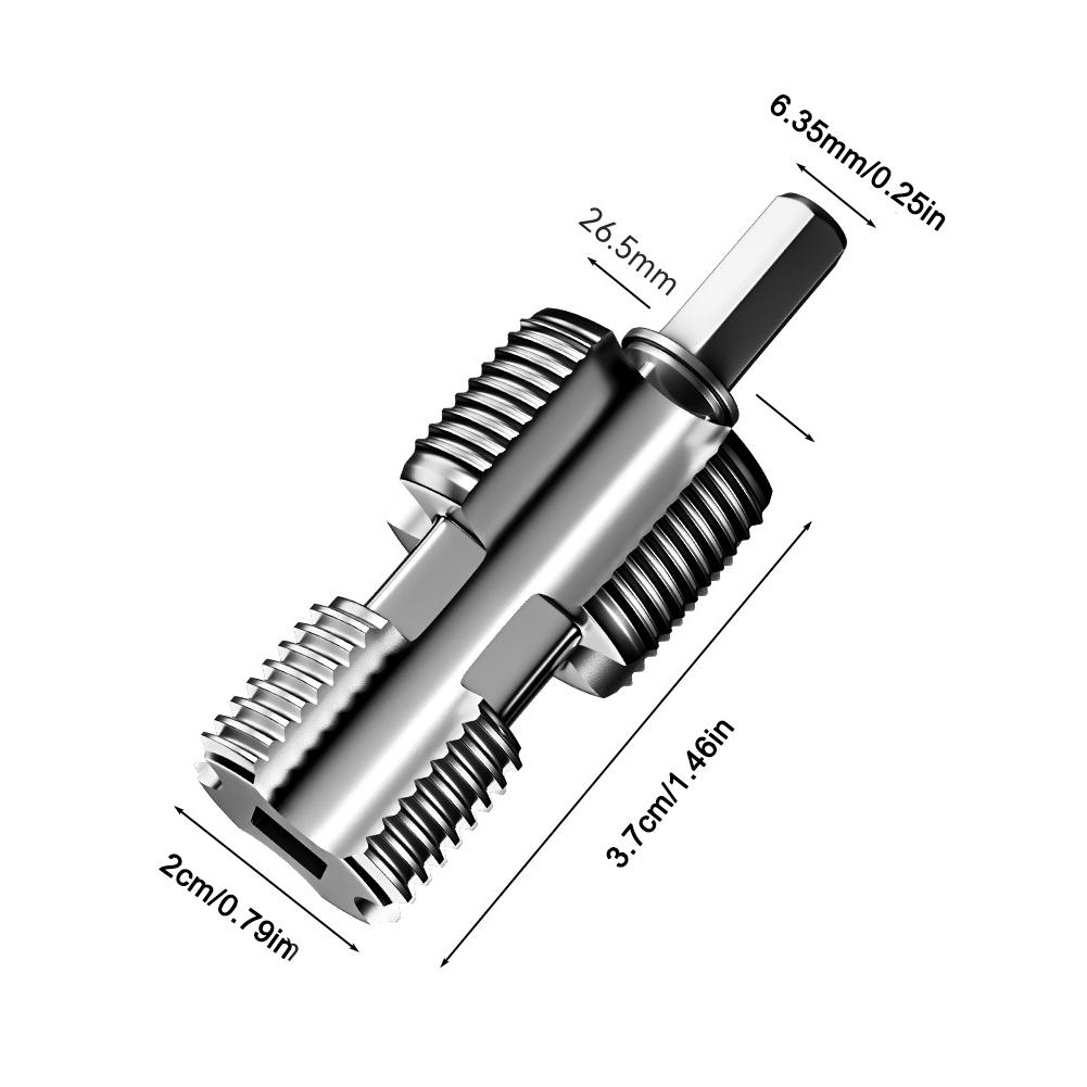 PVC-Rohrgewindeschneider Einfach zu bedienendes Zubehör für Elektrische Profi-Werkzeuge Bohrmaschine Garage Gewindeschneiden N5M3