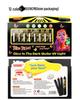 Luminous 12-Color Twist-Up Face Paint Crayon Set for Clean Hands and Halloween Body Art