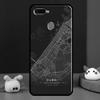 Ins Travel Country Sketch City Map Case For Oppo A98 A78 A58 A15 A16 A17 A5 A9 A91 A52 A72 A76 A96 A74 A94 A54 S A57 A77 Cover
