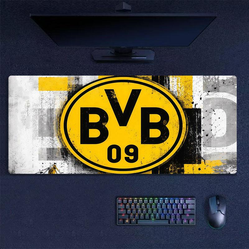 BVB Mouse Pad, Large Gaming Desk Mat, Non-slip XXL Mousepad for Laptop & Tablet, Mini PC Playmat with Stitched Edges