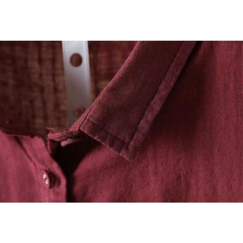 Double Layer Cotton Short Sleeved Shirt Women's Loose Sun Protection Design Niche Jacket Pure Cotton Loose Versatile Top Blouses & Shirts