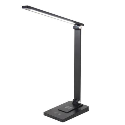 LED Schreibtischlampe mit 3 Helligkeitsstufen Augenschonende Büro-Leseleuchte Faltbare Tisch-Schreibtischlampe USB