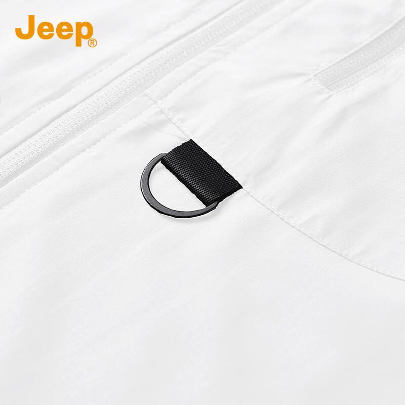 JEEP Men's UPF50+ UV Protection Thin Hooded Sun Jacket