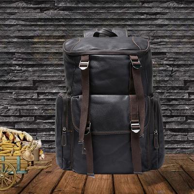 Zaino da viaggio per il tempo libero Borsa da uomo in pelle bovina Senso premium Viaggio d'affari Vera pelle Zaino