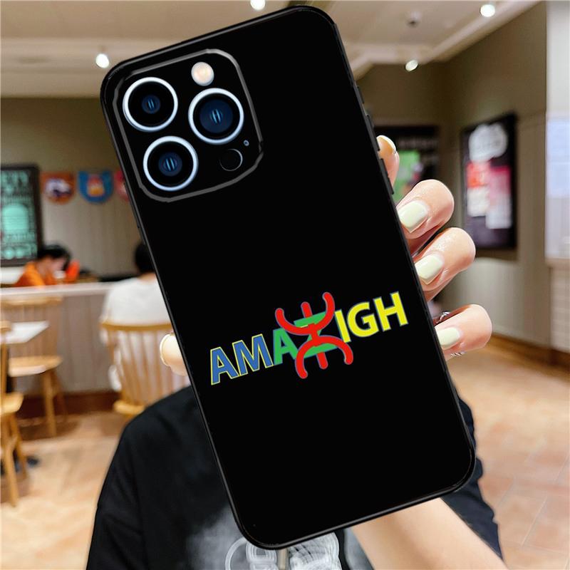 Amazigh Symbol Berber Academy Case For iPhone 17 Pro Max 16 15 14 11 12 13 Mini Plus 16e 17 Air Bumper Cover Accessories