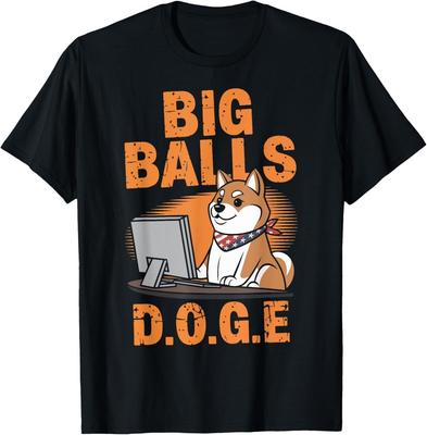 Big Balls D.O.G.E DOGE Funny T-Shirt  Unisex T-Shirt