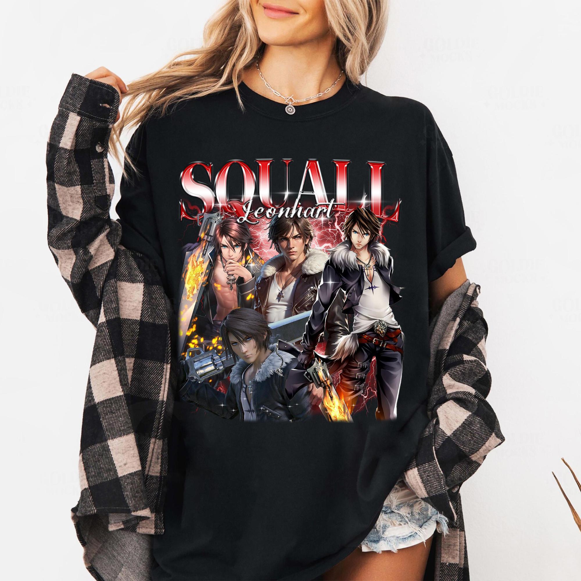 Squall Leonhart FFVII Printed Womens Tshirt SpringSummer Fashion Trend Pure Cotton Top Unisex Short Sleeve Tshirt M