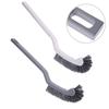 Corner Rim Cleaner Long Handle Graywhite Plastic Toilet Cleaning Brush