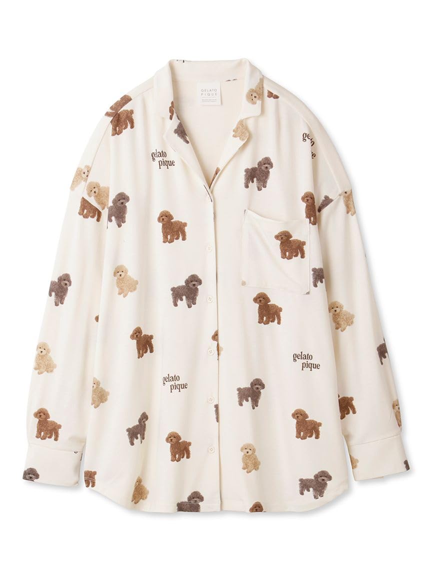 

Gelato Pique DOG3 Pattern Shirt PWCT234219 OWHT Women s