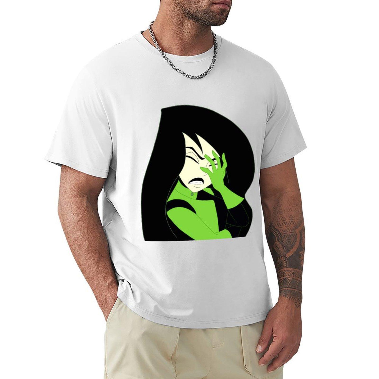Shego Facepalm TShirt kawaii clothes Funny tshirts Man tshirt baggy shirts mens graphic tshirts hip hop S