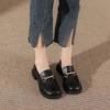 Women's Genuine Leather Loafers Spring Autumn Soft Sole Fashion British Style Pearl Versatile New Style Slip On Shoes