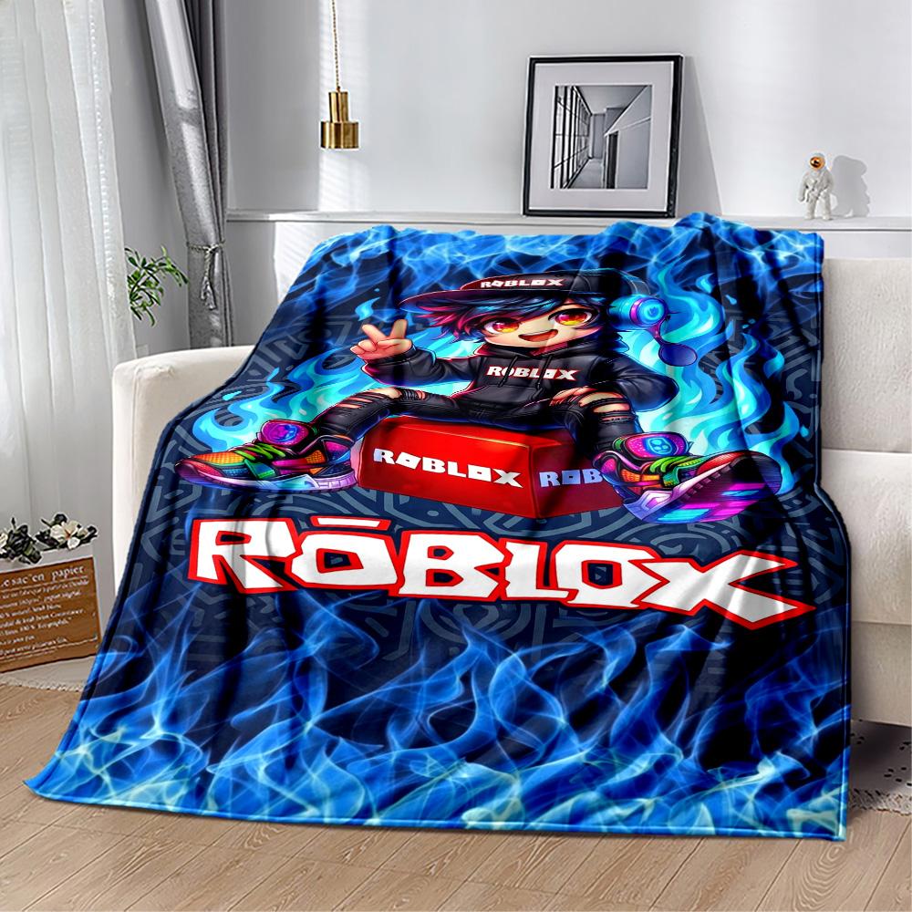 Roblox 68 Coperta Morbida e Accogliente Ottima per Letti Sedie Picnic Uso in Tutte le Stagioni Stampa Digitale Miglior Regalo di Festa per Amici Famiglia