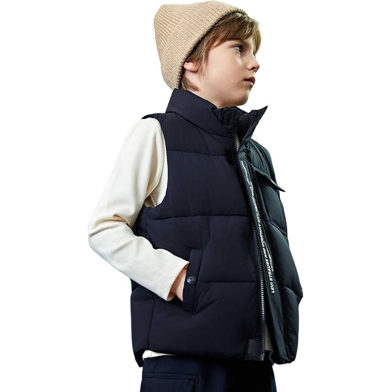 Levis Comfortable Warm Down Vest Kids vests Black LV2442231GS-002