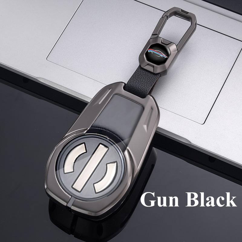 

Новый дизайн, металлический сплав цинка, автомобильный чехол для HIPHI X 2023, сумка для ключей Hiphi Z, аксессуары в виде ракушки чёрный