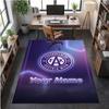 Crystal Velvet Rug Austria Wien FC Print Custom Name Text Floor Mat Home Decor