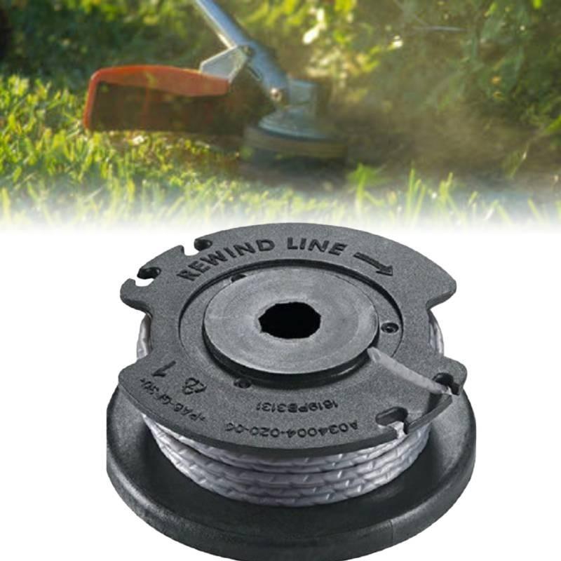 Strapazierfähige Nylon-Trimmerschnur für Greenworks Mäher Ersatzspule in Blau und Grau