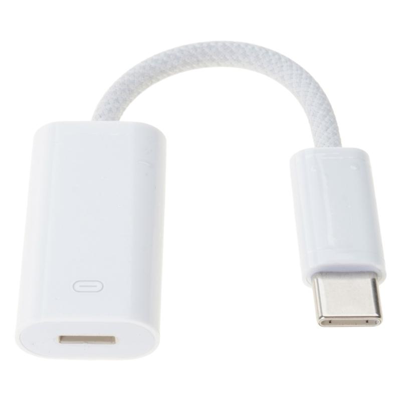 

Portable Type C to 8Pin Headphone Converters with Charging Support for 8Pin Earphone Phone 15 16 1