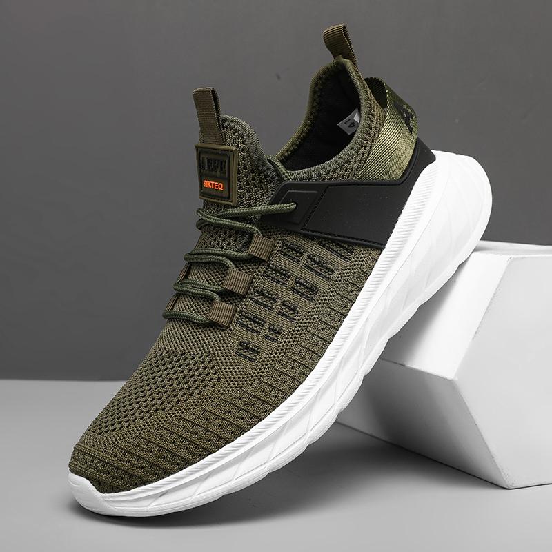 

Мужская обувь, новые весенние уличные кроссовки, повседневные и удобные модные кроссовки, дышащая легкая мужская обувь 47 зелёный