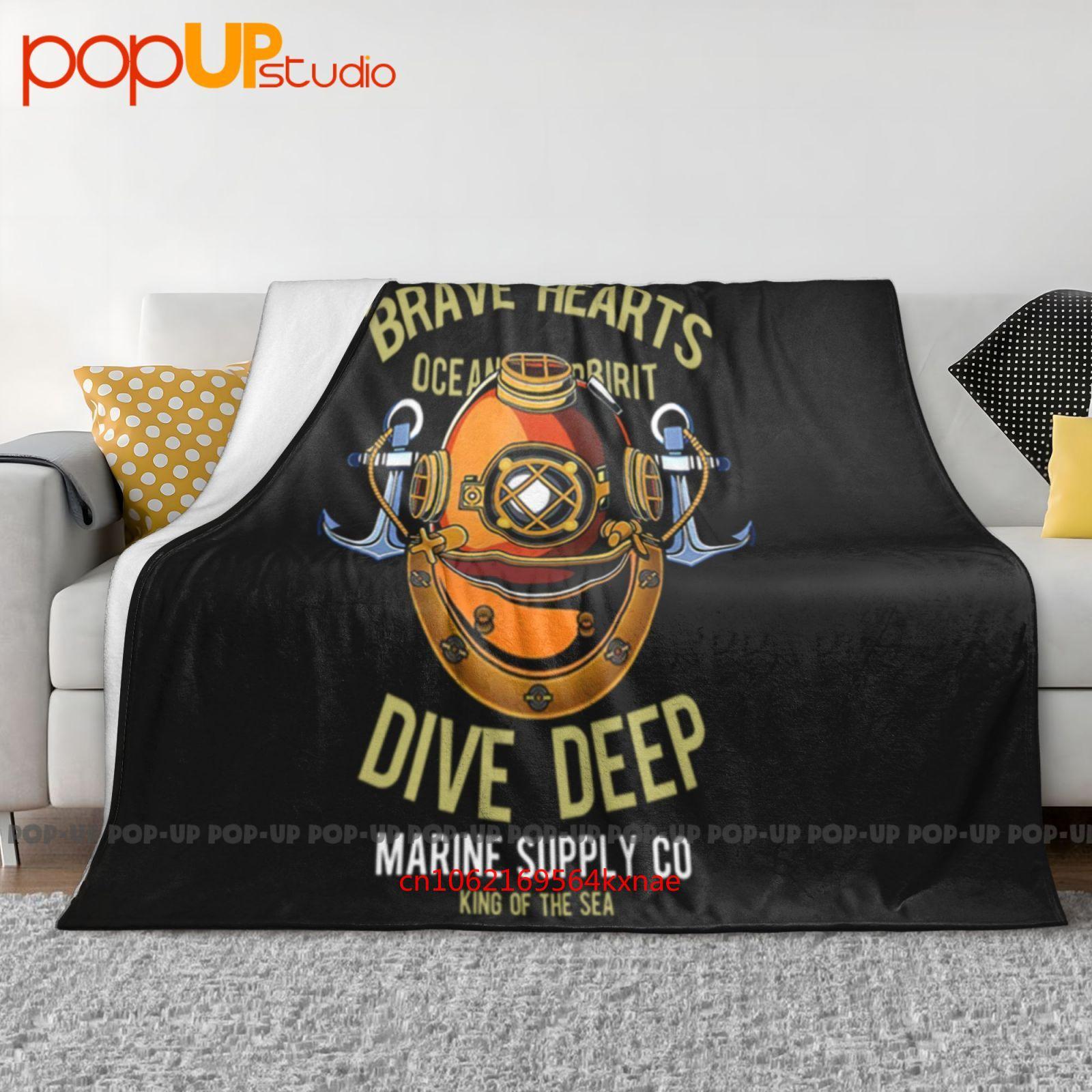 

Brave Hearts Dive Deep Diver Ultra-Soft Blanket Quilt Winter Sofa Cover Bed Covers 30x40in