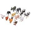 Children Farm Animals Figures Toy Solid Simulation Plastic and Synthetic Resin Poultry Playset